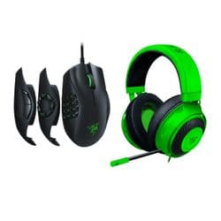 Razer Kraken Analog Headset &amp; Naga Trinity Gaming Mouse