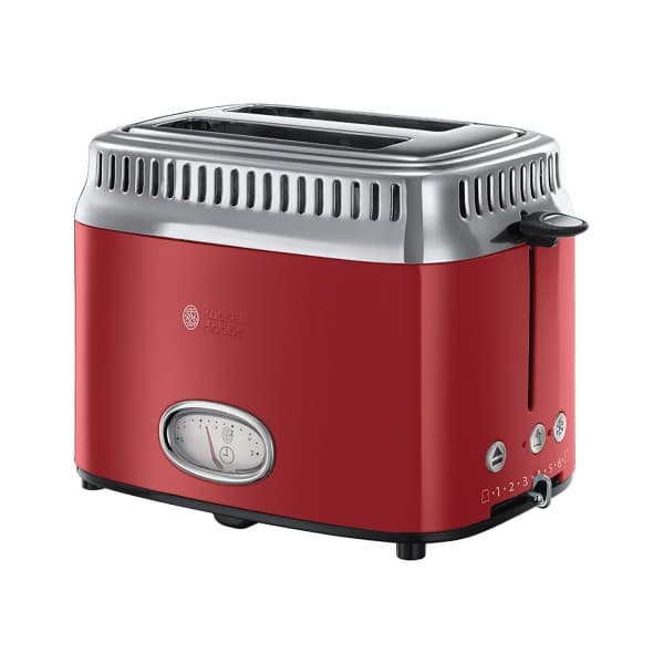 Russell Hobbs Retro Φρυγανιέρα 2 Θέσεων 1200W Κόκκινη από electroland.gr