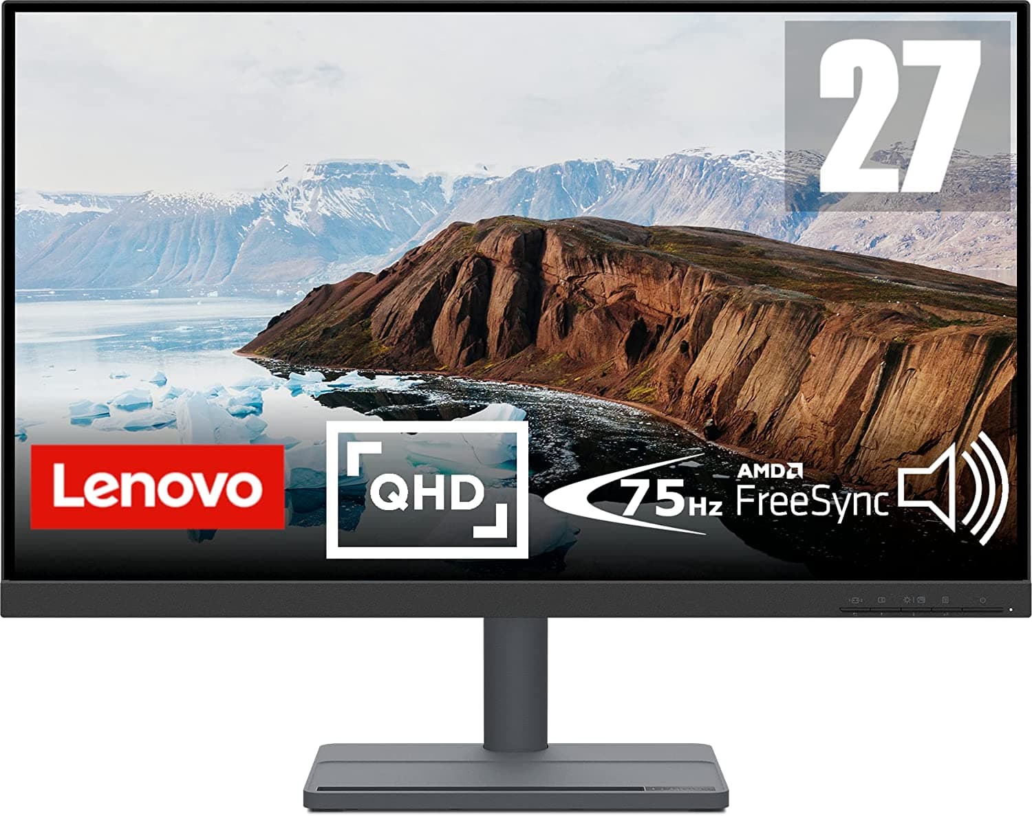 Οθόνη Lenovo L27q-35 (27", QHD, VA, 75Hz)