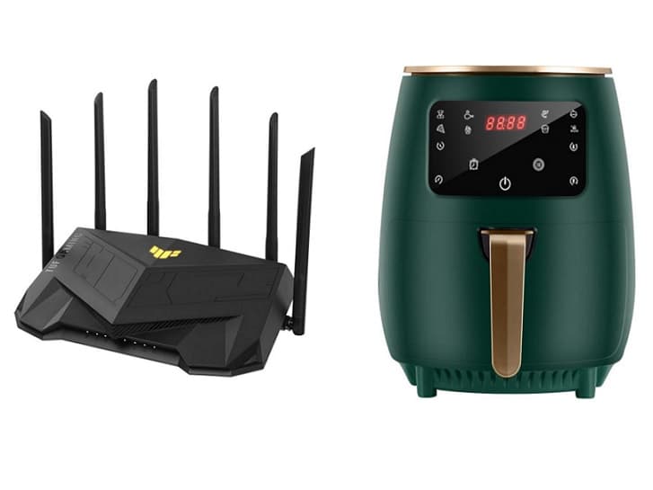 ASUS TUF AX5400 Dual Band WiFi 6 Router στα 128,17€ (χρησιμοποιώντας ένα κουπόνι allowance) και AUGIENB 1800W 4,5L Air Fryer στα 44,79€ (με ένα κουπόνι allowance), Banggood