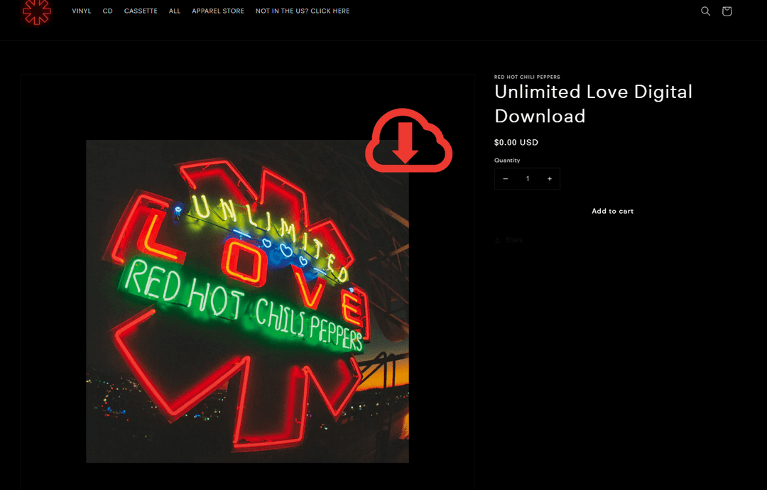 Δωρεάν download του νέου άλμπουμ "Unlimited Love" των Red Hot Chili Peppers από music.redhotchilipeppers.com