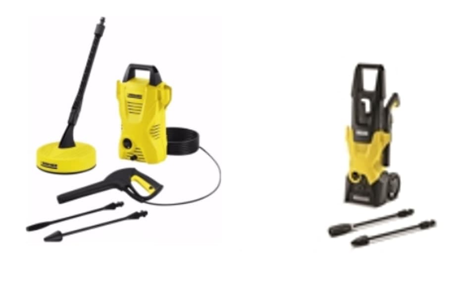 Πλυστικό KARCHER K2 HOME T150 110 BAR 1400WATT, στα 79.90 €, από το E-shop.gr και Πλυστικό Μηχάνημα Karcher K3 στα 79.84 €, από Praktiker
