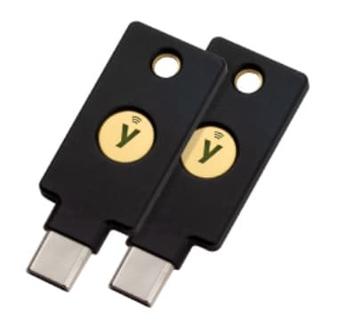 Δύο Yubikey 5 NFC (κλειδιά ασφαλείας) -54%