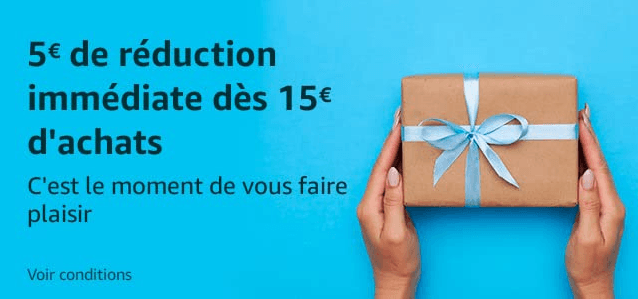 Γαλλικό Amazon έκπτωση 5 ευρώ σε αγορές άνω των 15 (επιλεγμένοι λογαριασμοί)