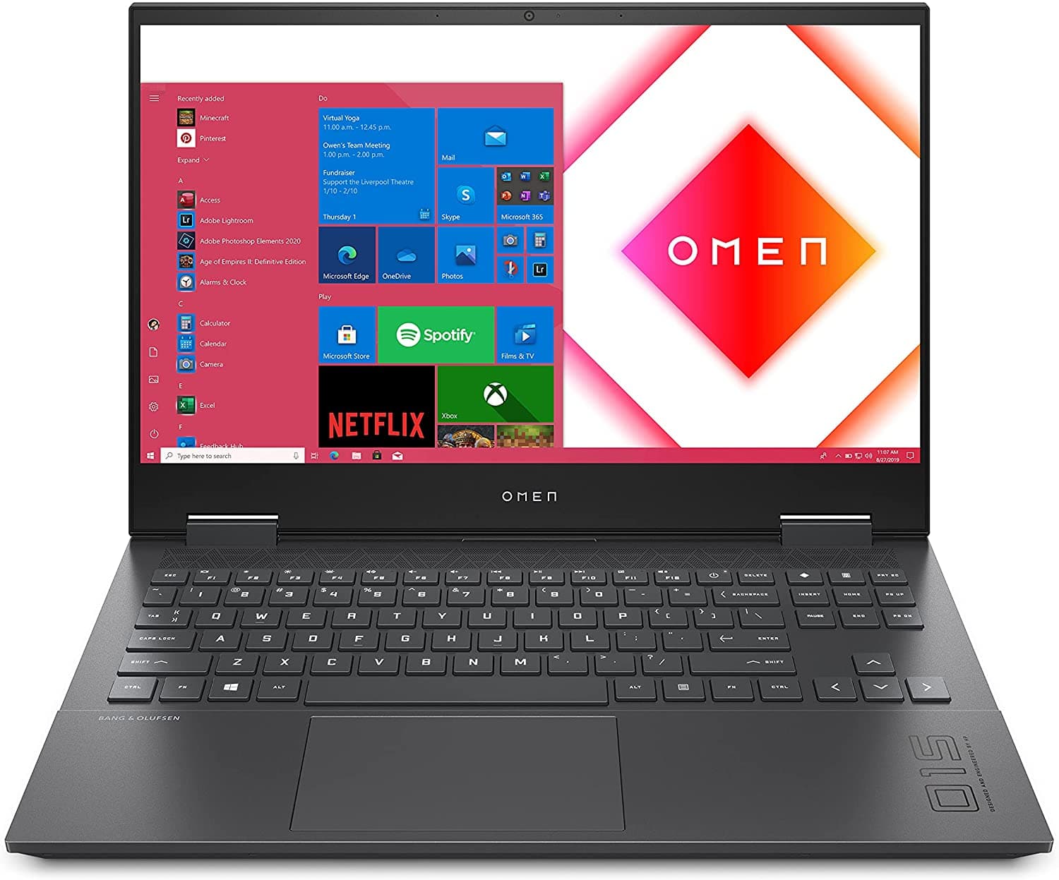 HP Omen 15-en1003sf (15.6" FHD IPS 144Hz / Ryzen 5 5600H / 8GB / 512GB / RTX 3060 / Windows 10 / AZERTY)