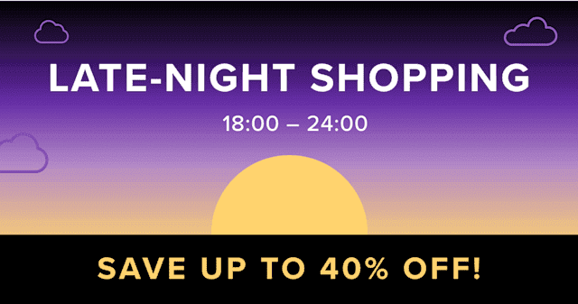 Crocs Late night shopping με έκπτωση έως 40% (ισχύει έως σήμερα τα μεσάνυχτα)