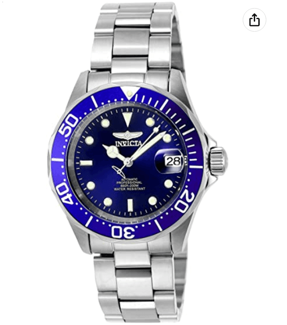 Invicta 9094 Pro Diver Unisex Watch Stainless Steel Automatic Blue Dial, στα 70,32€, Amazon.es