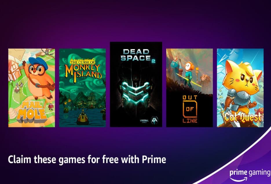 Δωρεάν με το Amazon Prime Gaming ( με κλειδιά), τα παιχνίδια Dead Space 2, The Curse of Monkey Island, Out of Line, Mail Mole + ‘Xpress Deliveries, Cat Quest και Shattered  – Tale of the Forgotten King
