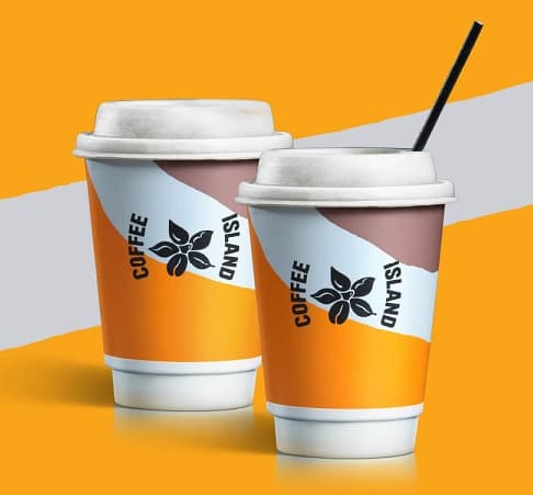 Καφές 1+1  Coffee Island μέσω app ή web