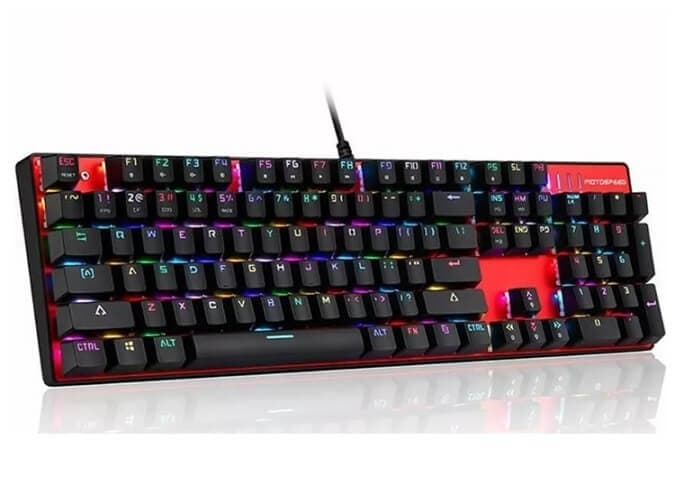 Μηχανικά Πληκτρολόγια Motospeed από 18€ - Kaizershop