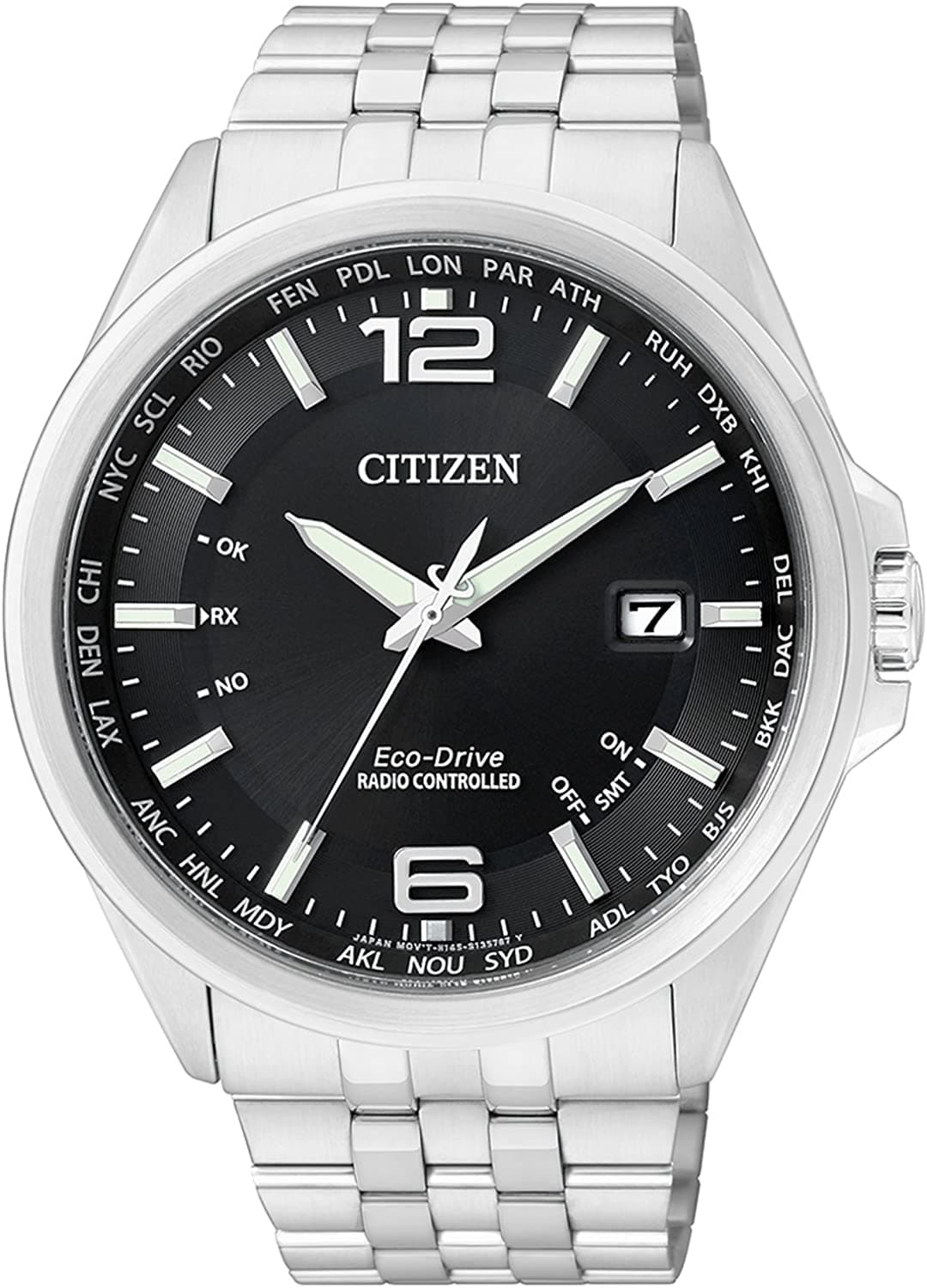 Citizen Eco-Drive CB0010-88E Men’s analog watch with radio-controlled, 43mm, στα 204,16€, Amazon.de