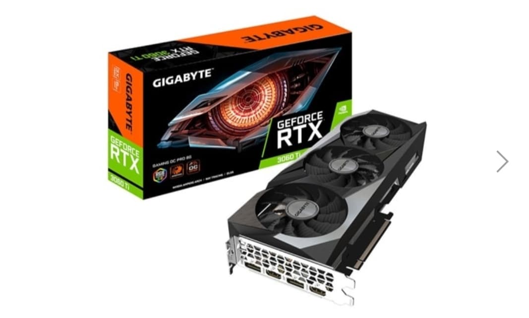 Gigabyte VGA GeForce RTX 3060Ti Gaming OC PRO V3 8 GB 559€ Πλαισιο