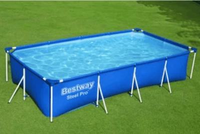 Πισίνα BESTWAY Steel Pro Μ 400 x Π 211 x Υ 81 cm, στα 129 € (χωρίς μεταφορικά), από Leroy Merlin (web weekend προσφορές)