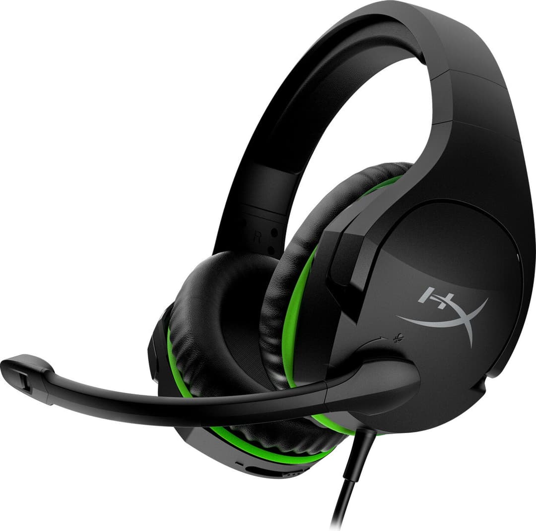 HyperX CloudX Stinger Over Ear Gaming Headset με σύνδεση 3.5mm Πράσινο