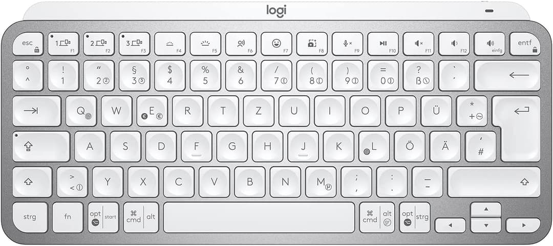 Logitech MX Keys Mini Ασημί (DE layout)