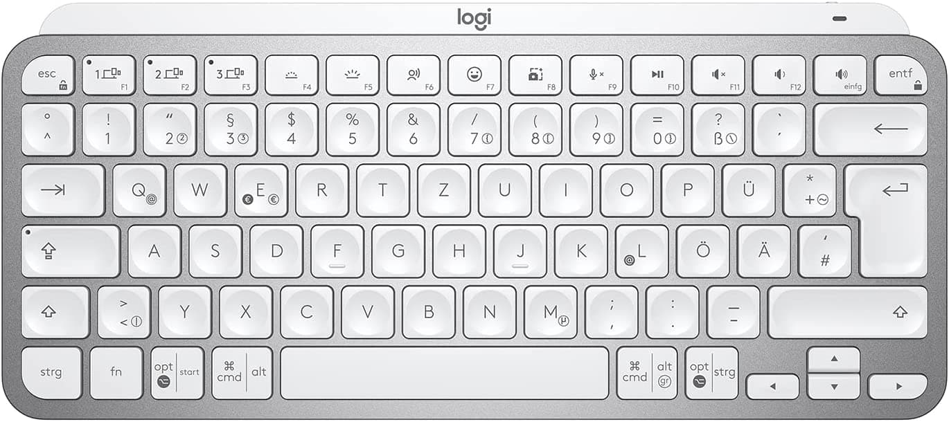 Logitech MX Keys Mini Ασημί (DE layout)