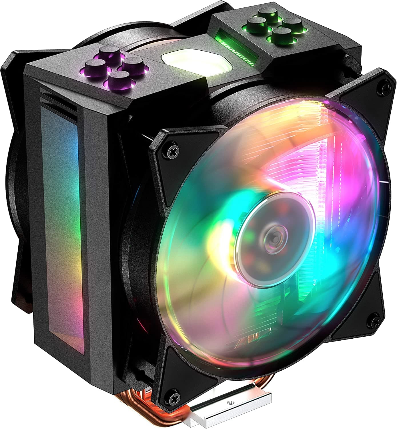 Cooler Master MasterAir MA410M RGB Ψύκτρα Επεξεργαστή Διπλού Ανεμιστήρα για Socket AM4/115x/AM3/AM3+