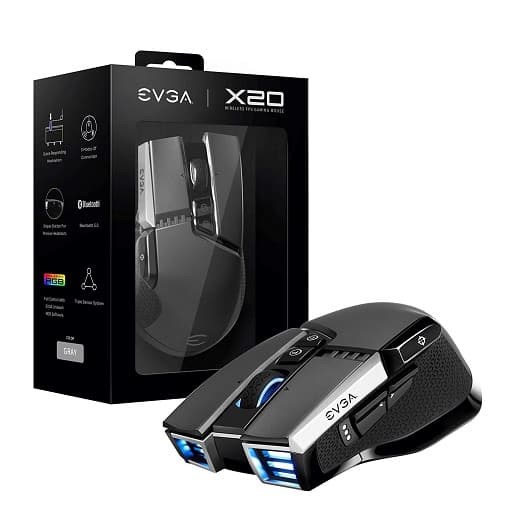 EVGA X20 Ασύρματο RGB Gaming Mouse 47.56€ - Amazon IT