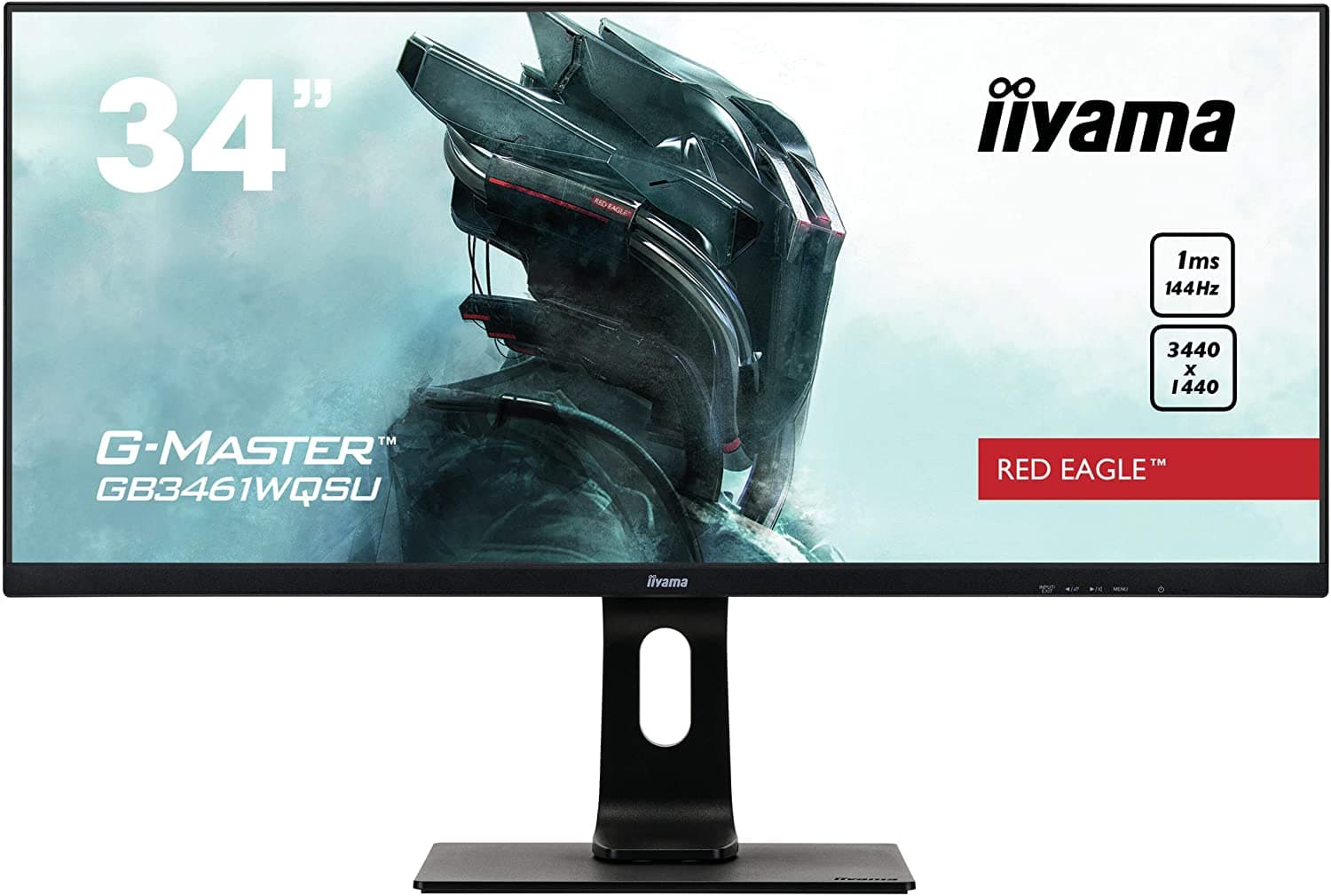 Οθόνη Iiyama G-Master GB3461WQSU-B1 (34", UWQHD, IPS, 144Hz)