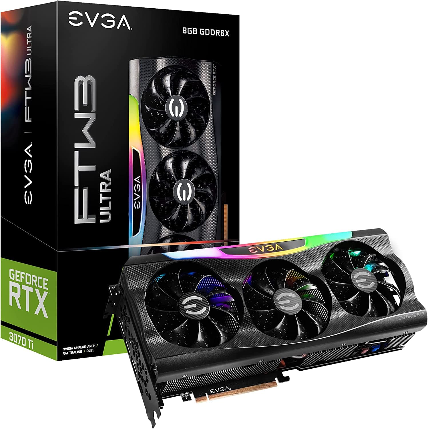 EVGA GeForce RTX 3070 Ti 8GB GDDR6X FTW3 Ultra Gaming Κάρτα Γραφικών
