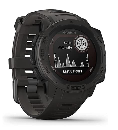 Garmin Instinct Solar smartwatch (Graphite)