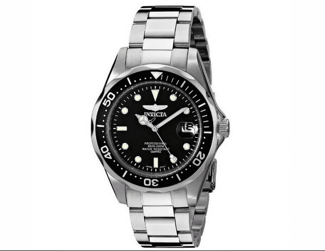 Invicta Men's 8932OB Pro Diver Quartz 3 Hand Black Dial Watch, 37mm, στα 53,28€, από Amazon.de