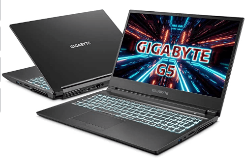 Gigabyte G5 Gaming Laptop, Intel Core i5 11400H, GeForce RTX 3060 6gb, 15.6" 144Hz Display, DOS G5 KD-52DE123SD, QWERTZ, στα 955,24€, amazon.de