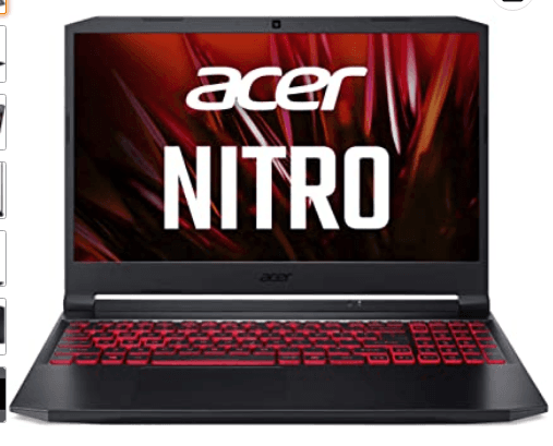 Acer Nitro 5 (AN515-45-R8TH) Gaming Laptop 15.6 Inch Windows 10 Home - FHD 144 Hz IPS Display, AMD Ryzen 7 5800H, 16GB DDR4 RAM, 1TB PCIe SSD, NVIDIA GeForce RTX 3070 - 8 GB GDDR6, QWERTZ, στα 1247,85€, amazon.de