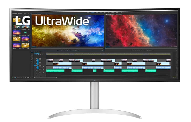 38'' (3840x1600) LG 38WP85C-W Curved 60Hz 21:9 5ms IPS 2xHDMI DisplayPort USB-C VESA UWQHD+ Black/Silver, στα 772,07€, amazon.fr