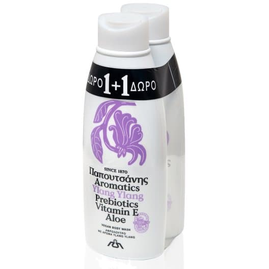 Aromatics Αφρόλουτρο Παπουτσανης (Συσκευασία 1+1 650ml)