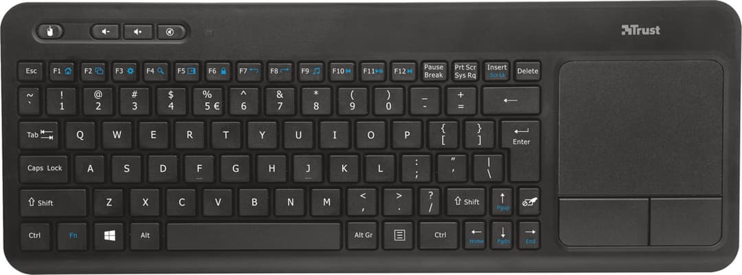 Trust Veza Ασύρματο Πληκτρολόγιο με Touchpad