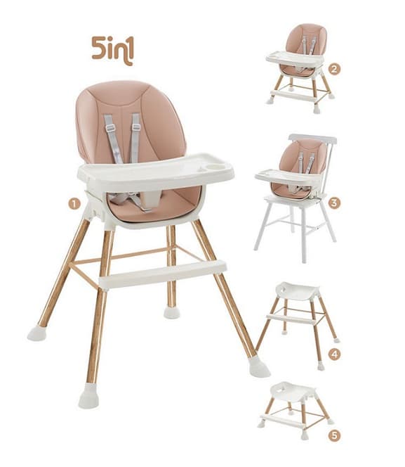 5 in 1 Καρεκλάκι Φαγητού Kiddo Menu