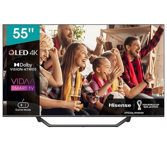 Hisense 55" 4K UHD QLED 55A7GQ 402.44€ από Mediamarkt