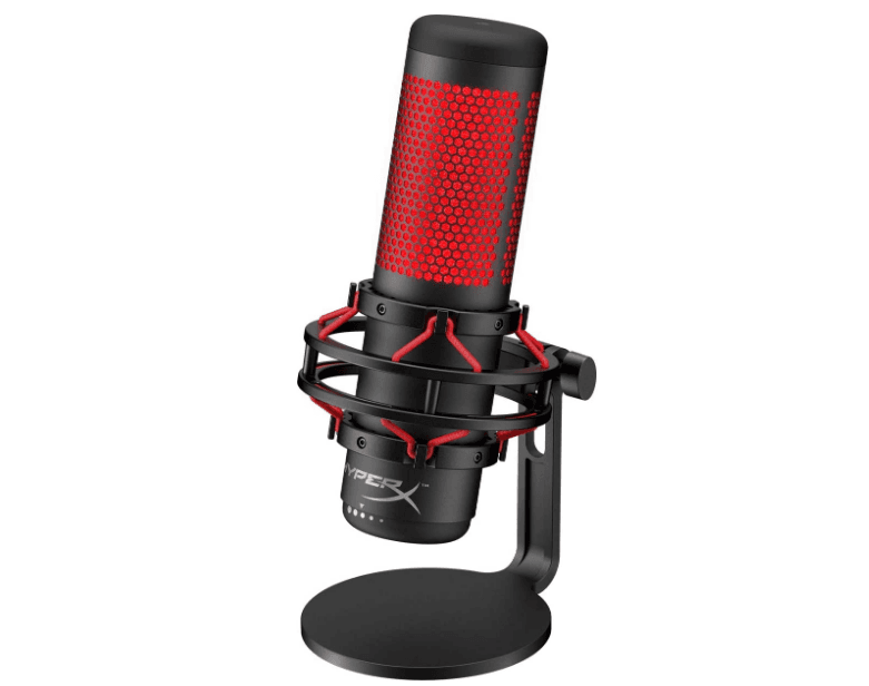 HyperX HX-MICQC-BK QuadCast - Standalone Microphone with Comprehensive Functions for Streaming Gamers, στα 66,21€, amazon.de