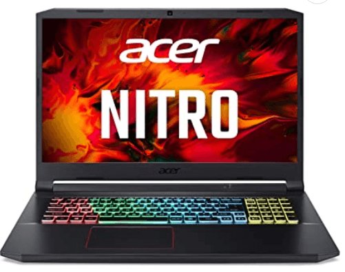 Acer Nitro 5 (AN517-52-516X) Gaming Laptop 17" FHD 120 Hz IPS, i5-10300H, 8GB, 512GB, RTX 3060 6GB, W10 στα 976,54€, amazon.de
