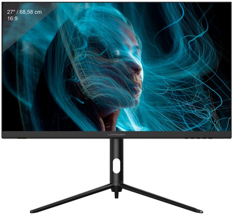 LC-Power LC-M27-4K-UHD-144-V2 IPS HDR Gaming Monitor (27" 4K 3840x2160 144Hz, 1ms MBR, HDR 400, Adaptive Sync, 100% sRGB, USB 3.2), στα 534,41€, amazon.fr