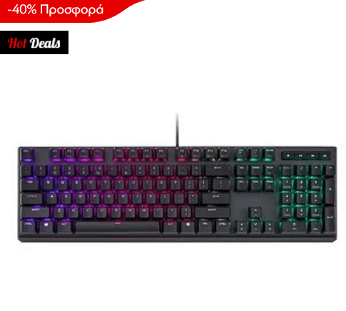 CoolerMaster MasterKeys MK750 Gaming Μηχανικό Πληκτρολόγιο με Cherry MX Brown διακόπτες και RGB φωτισμό (Αγγλικό US) στα 71,90€, Websupplies