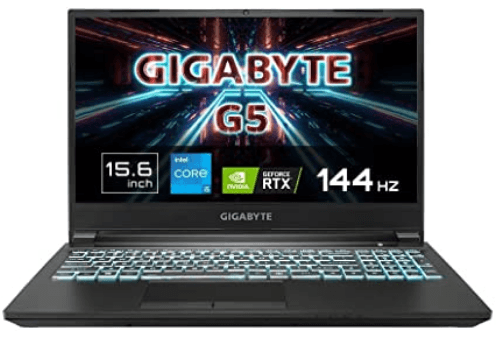Gigabyte G5 Gaming Laptop, Intel Core i5 11400H, GeForce RTX3050Ti, 15.6" 144Hz Display, Free DOS (Gigabyte G5 MD-51DE123SD), Black, στα 746,21€, amazon.de