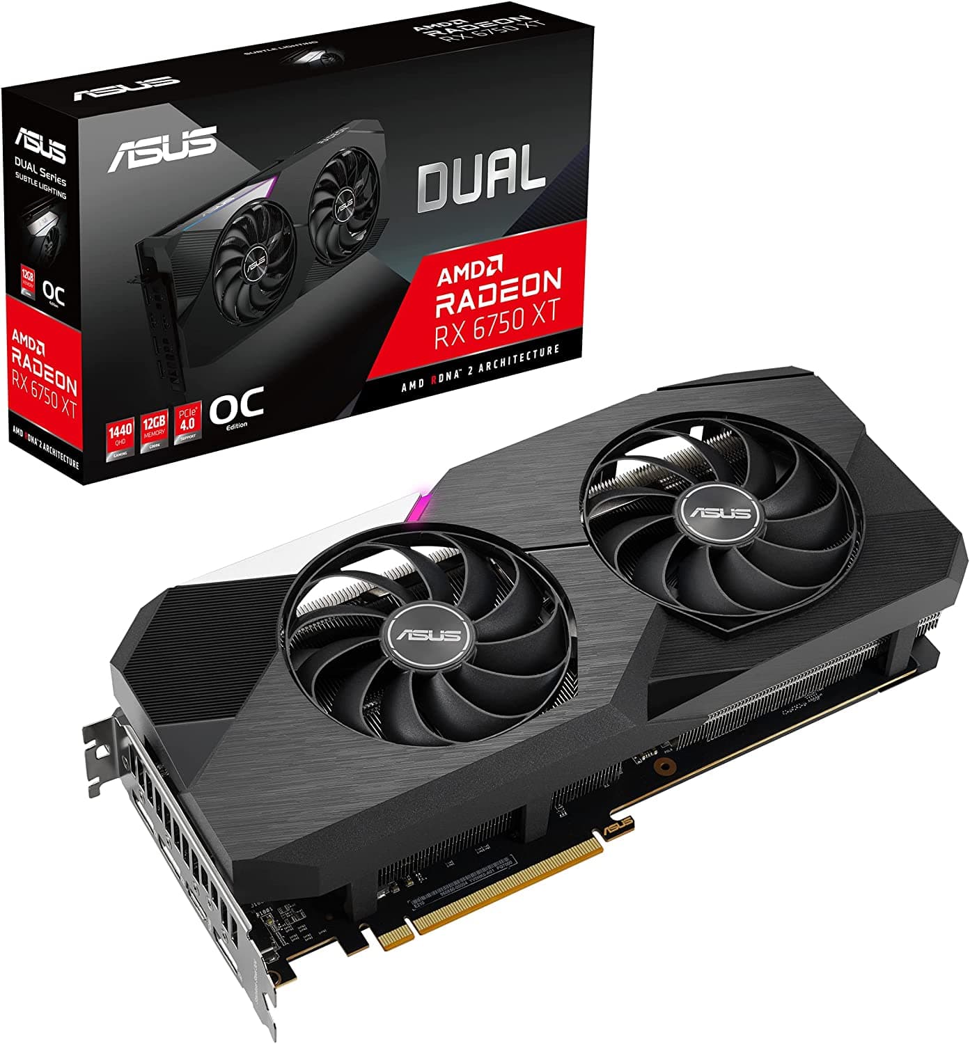 Asus Radeon RX 6750 XT 12GB Dual OC Κάρτα Γραφικών