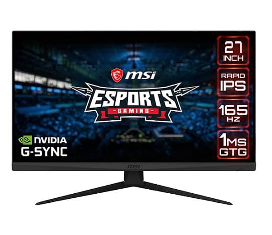 MSI Optix G273QF Esports Gaming IPS Monitor - (27 16:9 WQHD (2560x1440),165Hz, 1ms GTG, G-SYNC Compatible), στα 313,52€, Amazon.co.uk