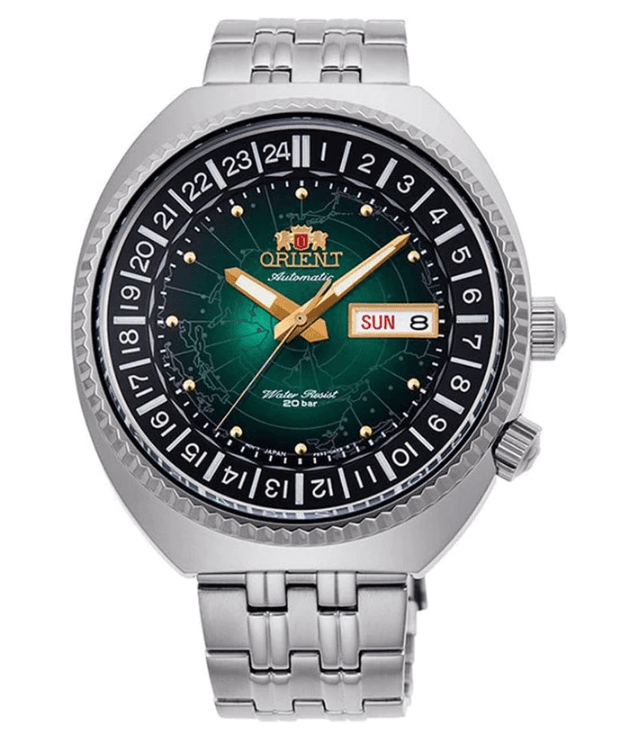 Orient RA-AA0E02E19B World Map Revival,Automatic Men's Watch 20atm, 43,5mm Metallised, στα 198,06€, από Amazon.de