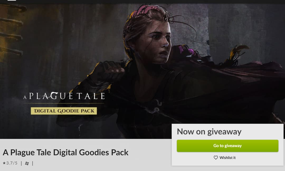 A Plague Tale Digital Goodies Pack ΔΩΡΕΑΝ στο GOG