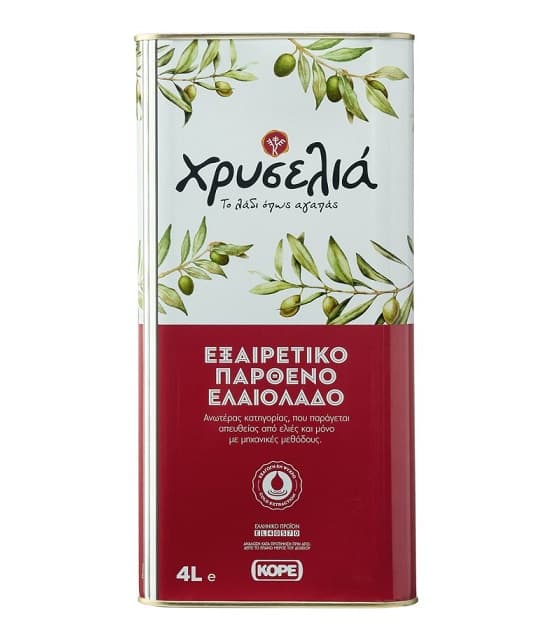 Χρυσελιά Εξαιρετικό Παρθένο Ελαιόλαδο 4L