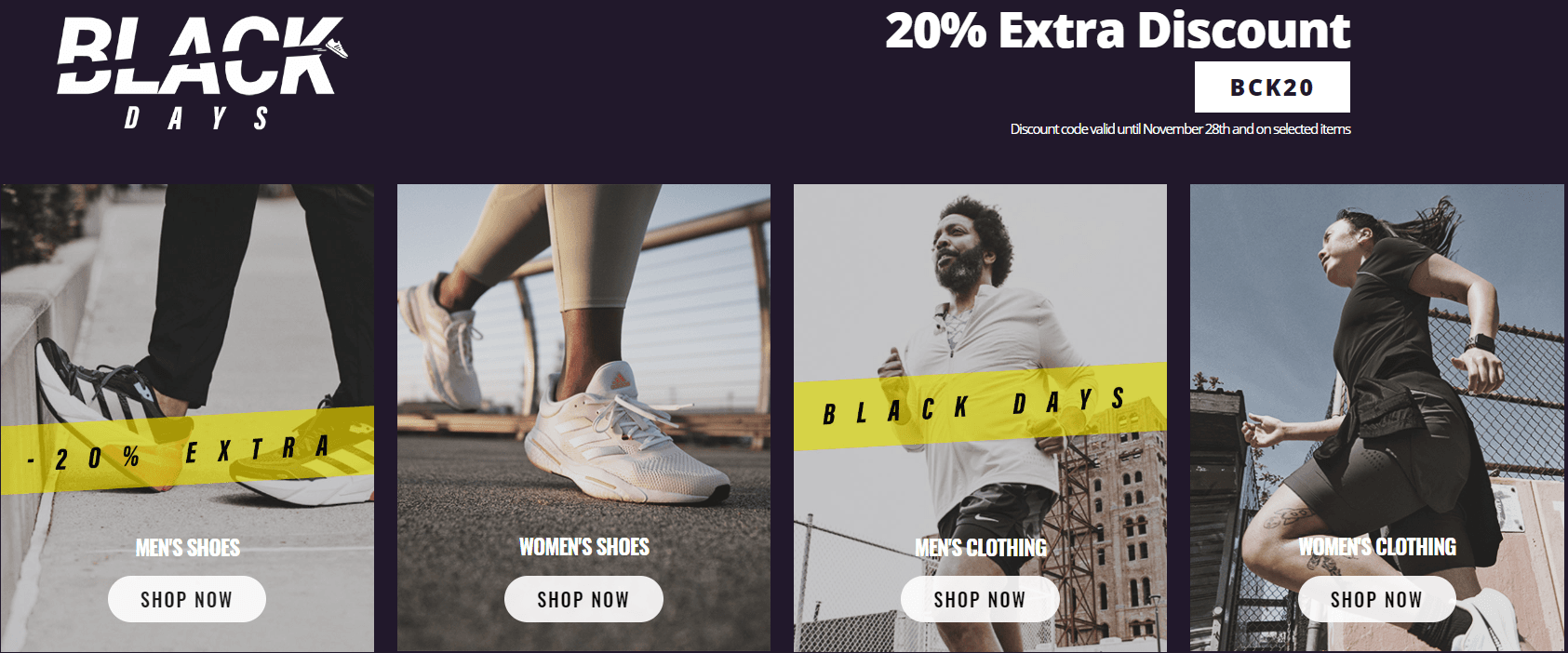 MisterRunning.com - Black Days -20% επιπλέον έκπτωση
