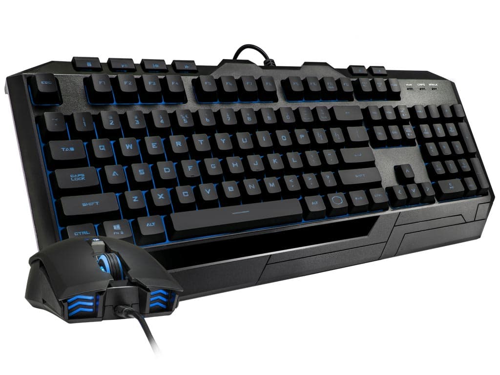 CoolerMaster Devastator 3 Plus Σετ Gaming Πληκτρολόγιο με Φωτιζόμενα πλήκτρα &amp; Ποντίκι (Αγγλικό US)