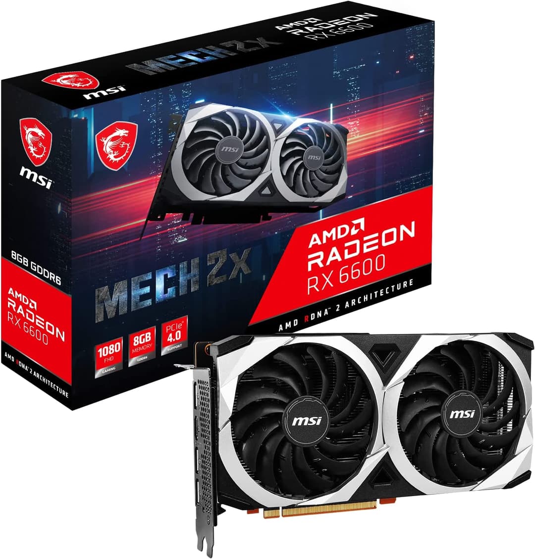 MSI Radeon RX 6600 8GB Mech 2X Κάρτα Γραφικών