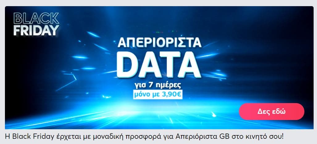 WIND: Απεριόριστα GB για 7 ημέρες