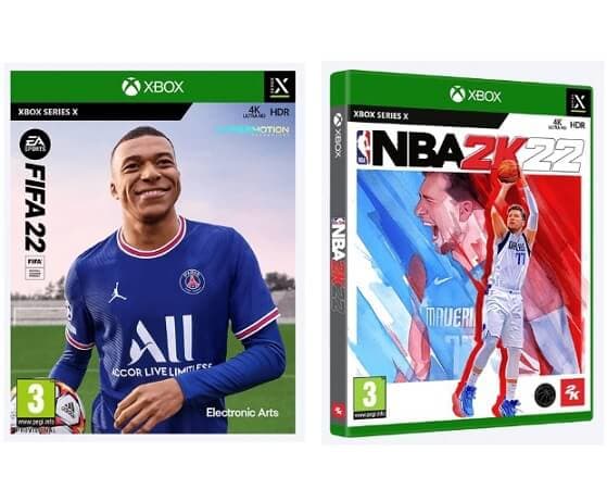 FIFA 22 ή NBA 2K22 Xbox series X @Germanos 9.9
