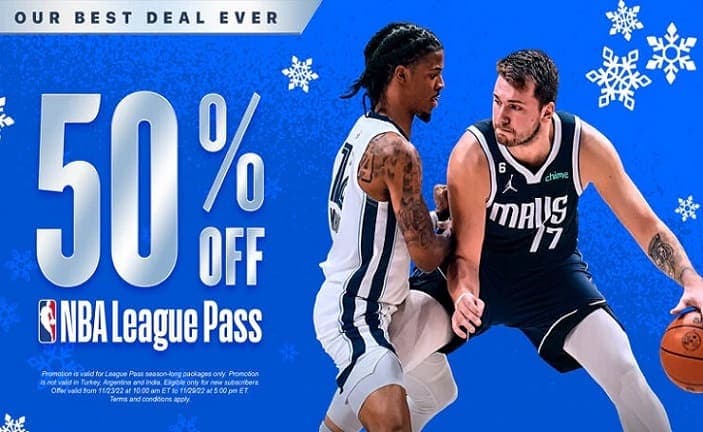 NBA League Pass έκπτωση -50%