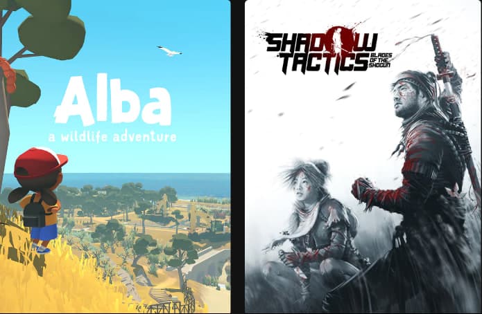 Δωρεάν 2 παιχνίδια για PC, τα Shadow Tactics: Blades of the Shogun και Alba - A Wildlife Adventure, από την Epic Games